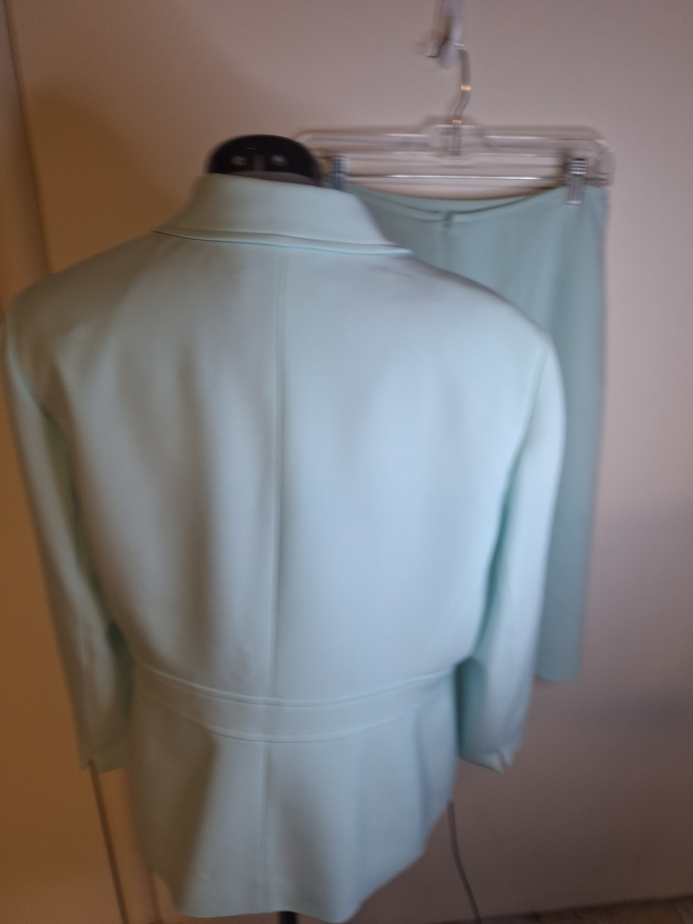 Kasper Evan Pacone Sea Green Women's Blazer Size 14 and Skirt Size 12 SET - Picture 4 of 7